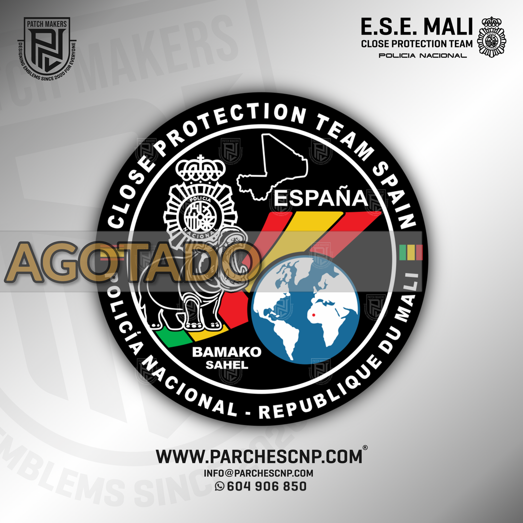 EMBLEMA E.S.E. MALI BAMAKO SAHEL HIPOPOTAMO