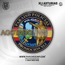 Cargar imagen en el visor de la galería, EMBLEMA ASTURIAS PROMOCIÓN XLI E.B. POLICÍA NACIONAL
