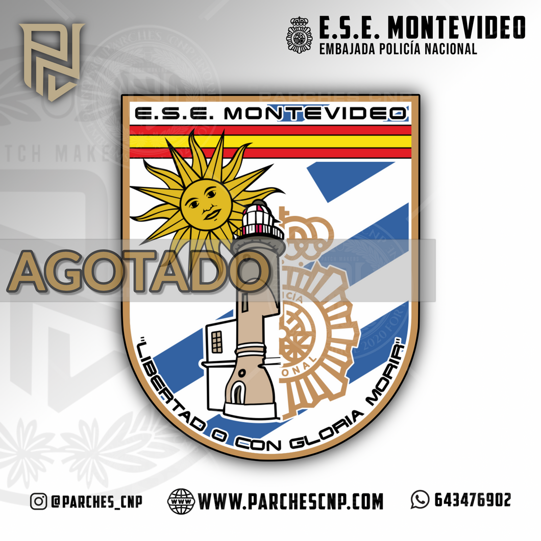 EMBLEMA DE BRAZO EQUIPO DE SEGURIDAD EMBAJADA DE MONTEVIDEO