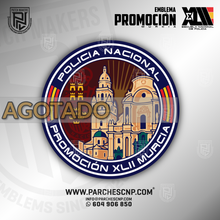 Cargar imagen en el visor de la galería, EMBLEMA PROMOCIÓN XLII E.B. - C. DE MURCIA - POLICÍA NACIONAL
