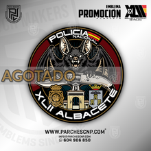 Cargar imagen en el visor de la galería, EMBLEMA PROMOCIÓN XLII E.B. - P. DE ALBACETE - POLICÍA NACIONAL
