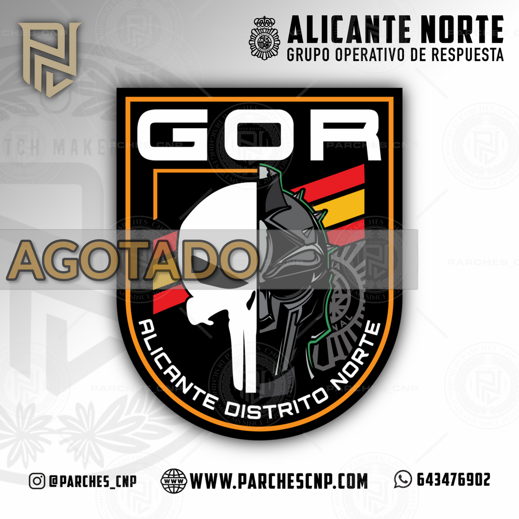 PARCHE DE BRAZO DEL G.O.R. DE ALICANTE NORTE