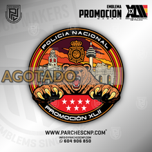 Cargar imagen en el visor de la galería, EMBLEMA PROMOCIÓN XLII E.B. - C. DE MADRID - POLICÍA NACIONAL
