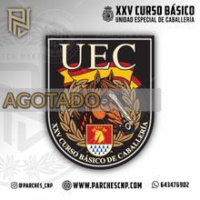 Cargar imagen en el visor de la galería, EMBLEMA CONMEMORATIVO DEL XXV CURSO BÁSICO DE CABALLERÍA 2024
