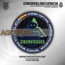 Cargar imagen en el visor de la galería, EMBLEMA CIBERATAQUES - C.G. POLICÍA JUDICIAL - CIBERDELINCUENCIA
