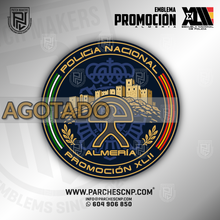 Cargar imagen en el visor de la galería, EMBLEMA PROMOCIÓN XLII E.B. - P. DE ALMERÍA - POLICÍA NACIONAL
