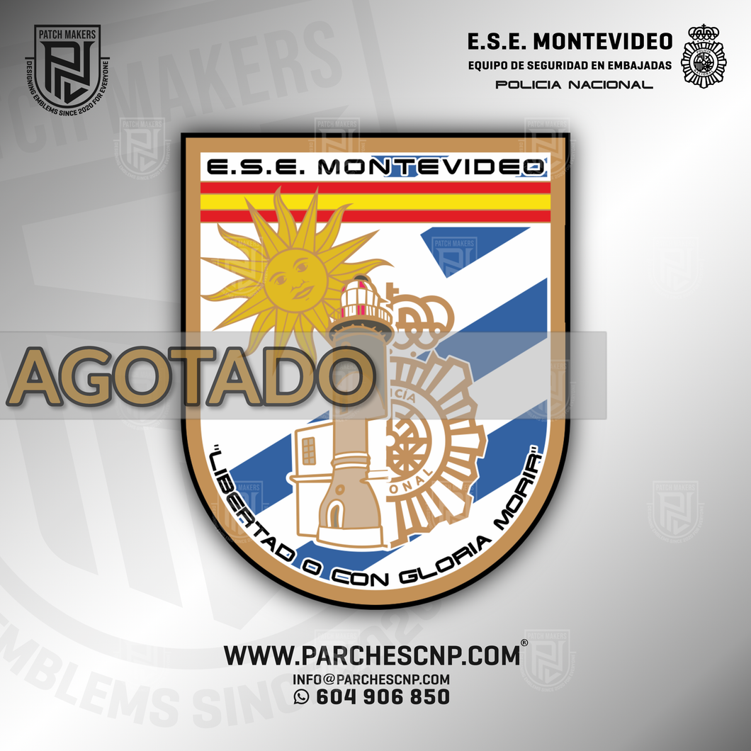 EMBLEMA DE BRAZO EQUIPO DE SEGURIDAD EMBAJADA DE MONTEVIDEO