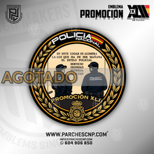 Cargar imagen en el visor de la galería, EMBLEMA PROMOCIÓN XLII E.B. - BINOMIO  POLICÍA NACIONAL
