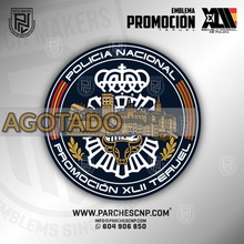Cargar imagen en el visor de la galería, EMBLEMA PROMOCIÓN XLII E.B. - P. DE TERUEL - POLICÍA NACIONAL

