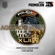 Cargar imagen en el visor de la galería, EMBLEMA PROMOCIÓN XLII E.B. - P. VALLADOLID - POLICÍA NACIONAL
