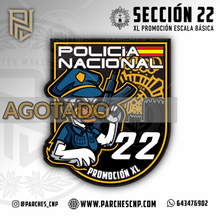 Cargar imagen en el visor de la galería, EMBLEMA CONMEMORATIVO SECCIÓN 22 P.N. E.B. PROMOCIÓN XL
