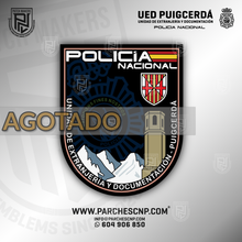 Cargar imagen en el visor de la galería, PARCHE DE BRAZO DE LA UNIDAD DE EXTRANJERÍA Y DOCUMENTACIÓN DE PUIGCERDÀ
