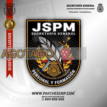 Cargar imagen en el visor de la galería, EMBLEMA DE PERSONAL Y FORMACIÓN DE LA JEFATURA SUPERIOR DE POLICÍA DE MADRID

