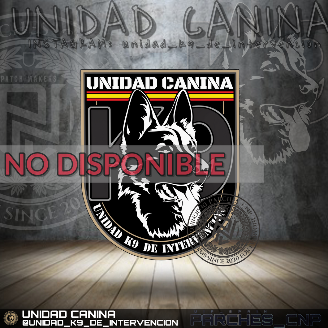 EMBLEMA DE BRAZO K9 @UNIDAD_K9_DE_INTERVENCION