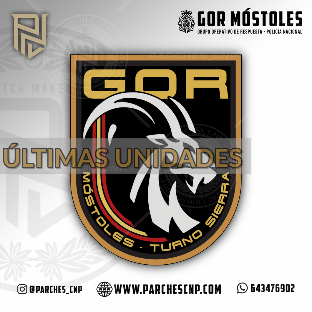 EMBLEMA BRAZO G.O.R. MÓSTOLES - TURNO SIERRA
