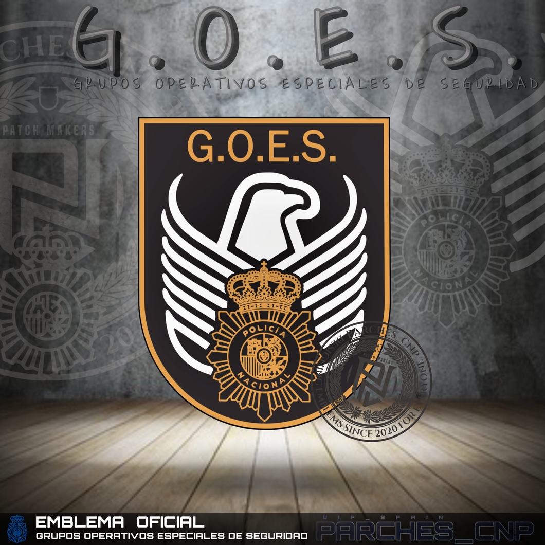 EMBLEMA OFICIAL GRUPOS OPERATIVOS ESPECIALES DE SEGURIDAD (G.O.E.S.)