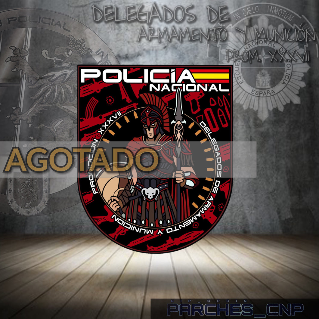 EMBLEMA CONMEMORATIVO DE DELEGADOS DE ARMAMENTO Y MUNICIÓN DE LA PROMOCIÓN XXXVII