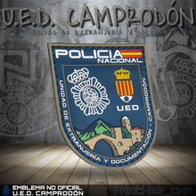 Cargar imagen en el visor de la galería, EMBLEMA DE BRAZO UNIDAD EXTRANJERÍA Y DOCUMENTACIÓN DE CAMPRODÓN

