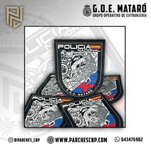 Cargar imagen en el visor de la galería, PARCHE DE BRAZO DEL G.O.E. DE MATARÓ
