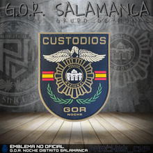 Cargar imagen en el visor de la galería, EMBLEMA DE BRAZO G.O.R. NOCHE DISTRITO SALAMANCA - MADRID
