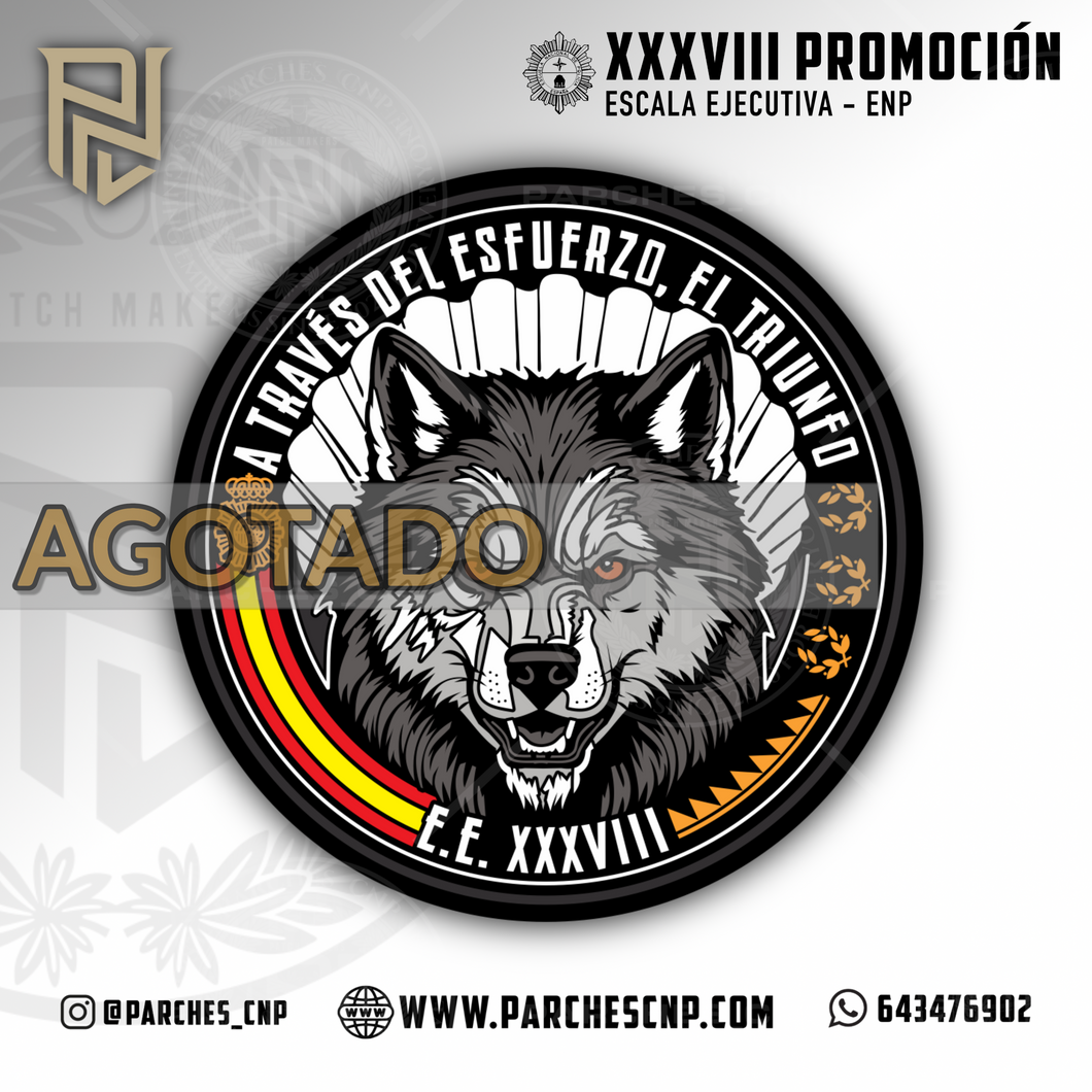 EMBLEMA CONMEMORATIVO PROMOCION XXXVIII ESCALA EJECUTIVA