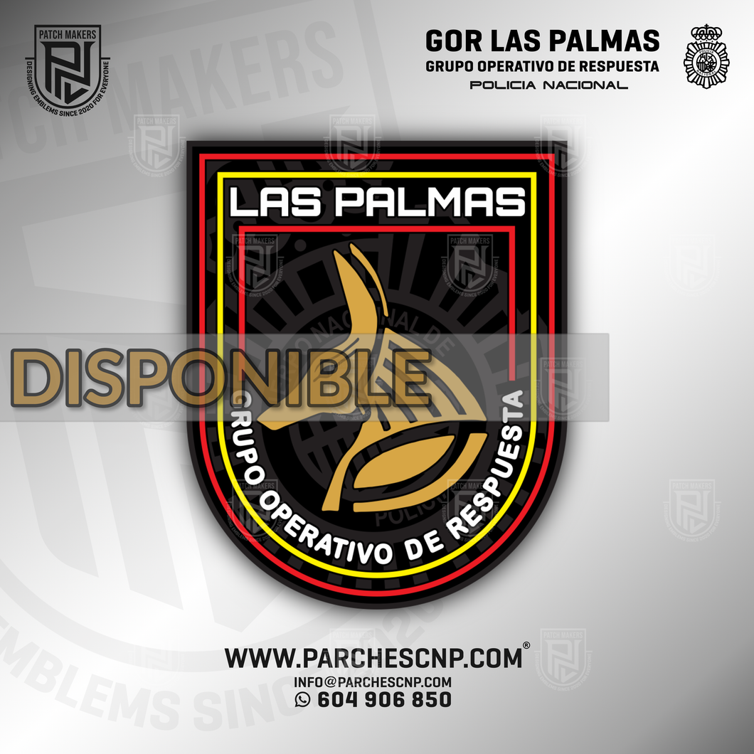 PARCHE DE BRAZO DEL G.O.R. DE LAS PALMAS