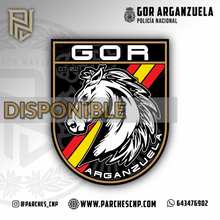 Cargar imagen en el visor de la galería, PARCHE DE BRAZO DEL G.O.R. DE ARGANZUELA (MADRID)
