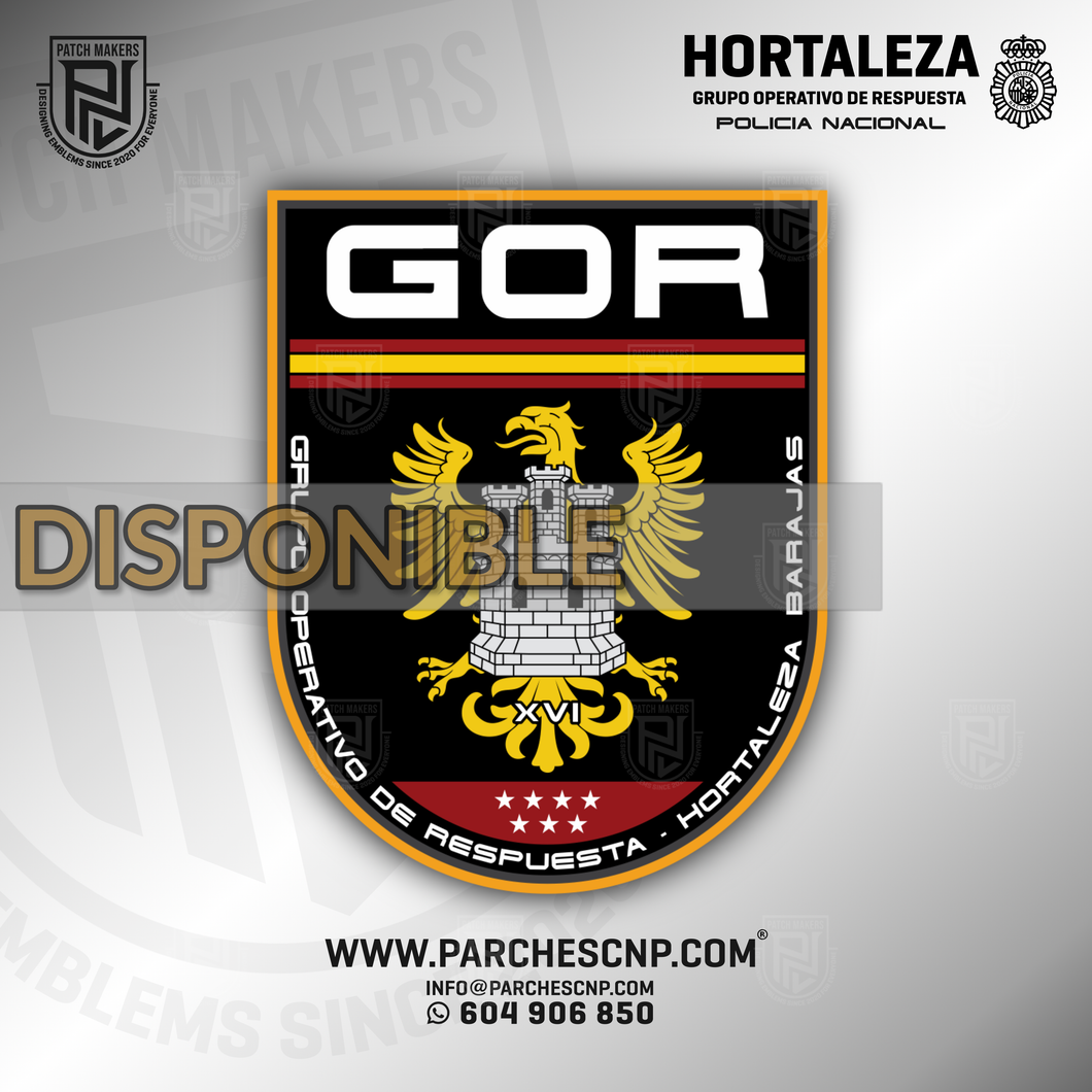 EMBLEMA DE BRAZO G.O.R. HORTALEZA-BARAJAS