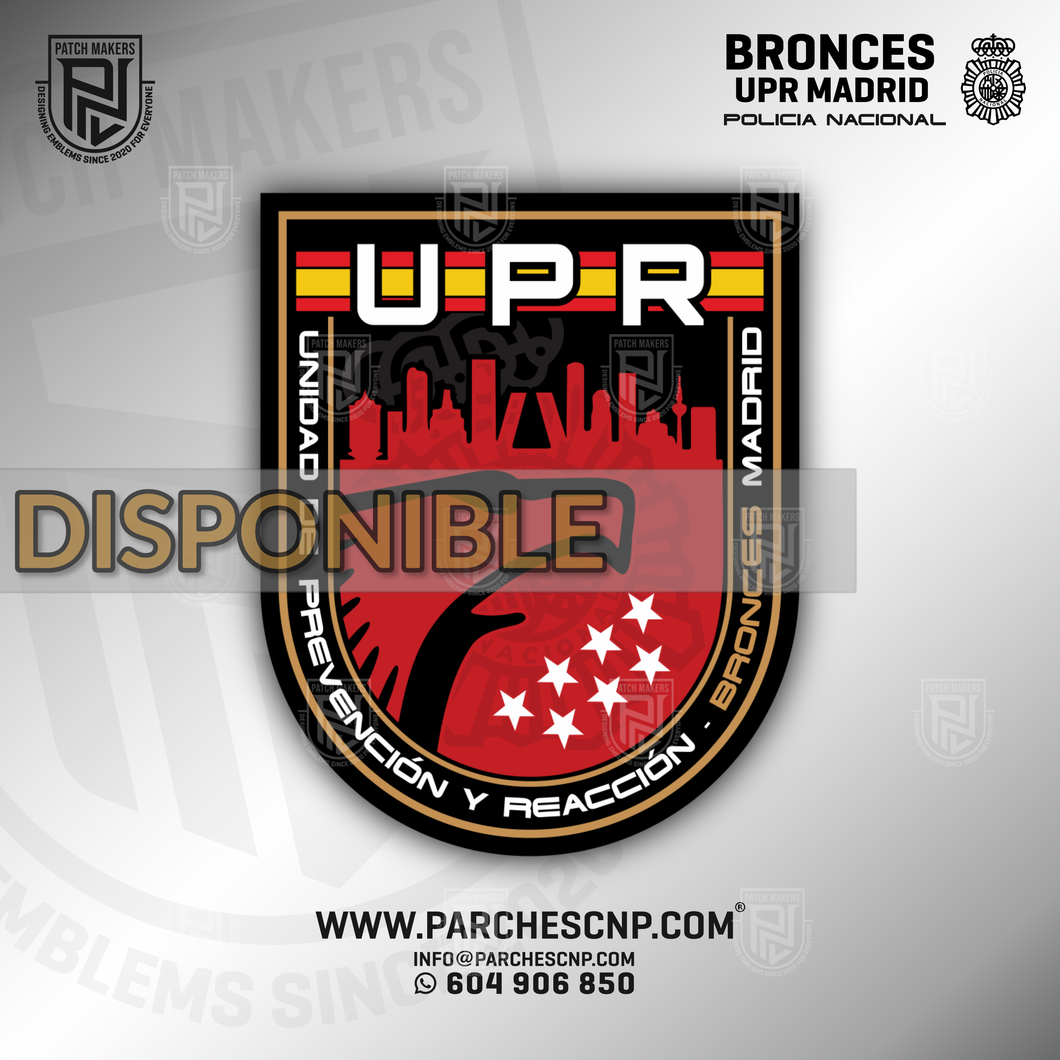 EMBLEMA U.P.R. - BRONCES - MADRID