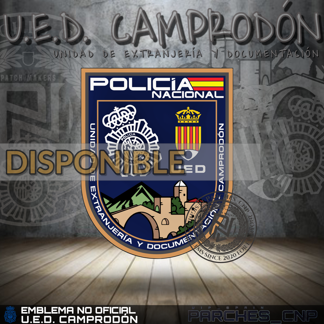 EMBLEMA DE BRAZO UNIDAD EXTRANJERÍA Y DOCUMENTACIÓN DE CAMPRODÓN