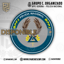 Cargar imagen en el visor de la galería, EMBLEMA GRUPO CRIMEN ORGANIZADO BPPJ DE GERONA
