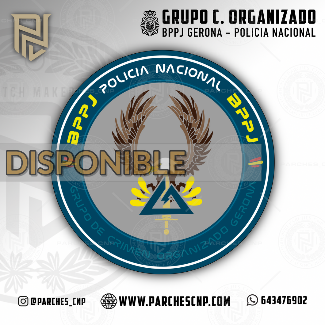 EMBLEMA GRUPO CRIMEN ORGANIZADO BPPJ DE GERONA