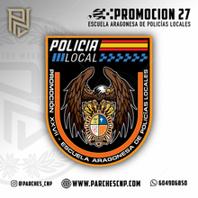 Cargar imagen en el visor de la galería, EMBLEMA CONMEMORATIVO PROMOCIÓN XXVII POLICIA LOCAL ARAGON 2024
