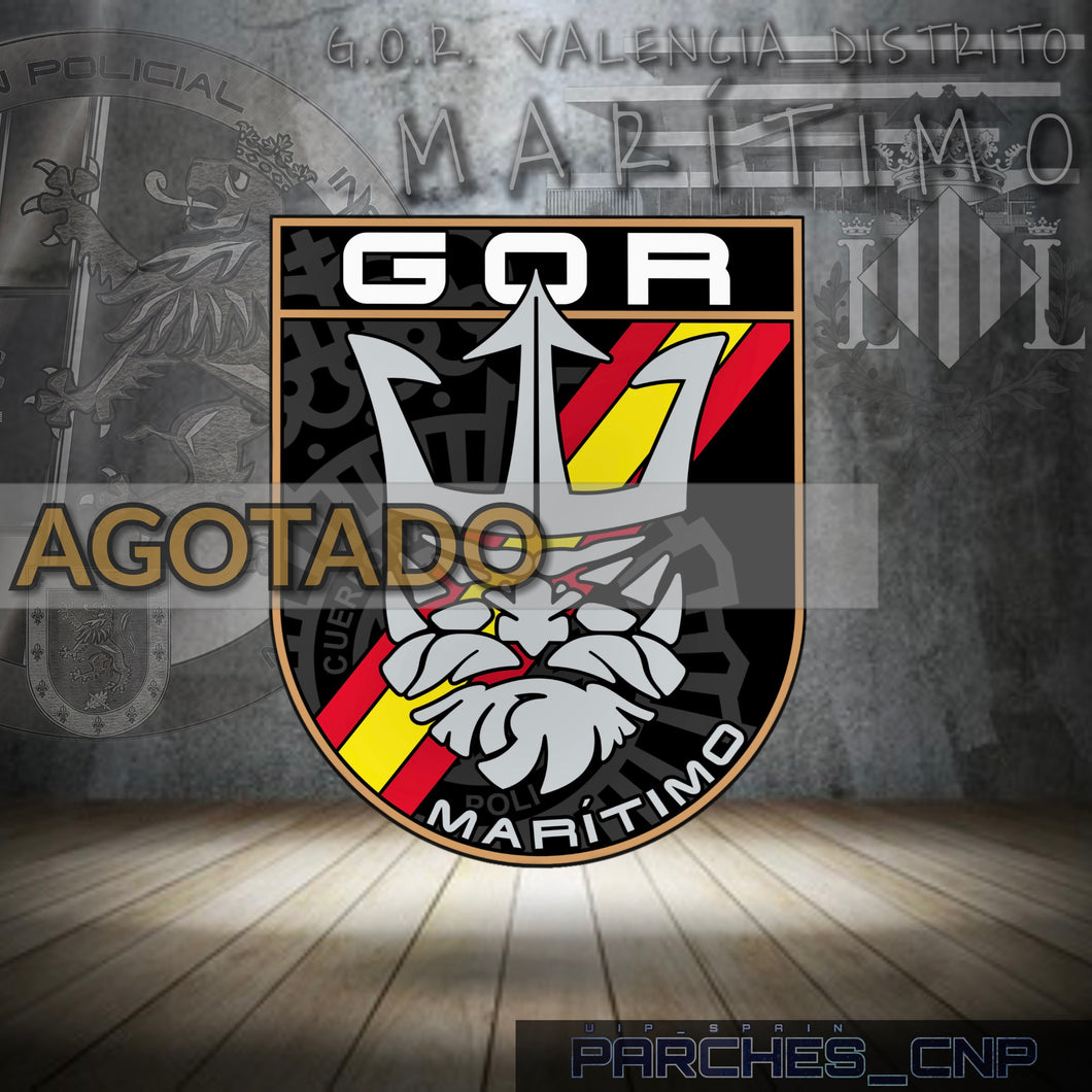 PARCHE DE BRAZO DEL G.O.R. DISTRITO MARÍTIMO - VALENCIA