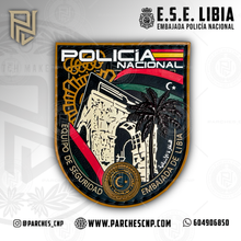 Cargar imagen en el visor de la galería, EMBLEMA EQUIPO DE SEGURIDAD EMBAJADA DE LIBIA
