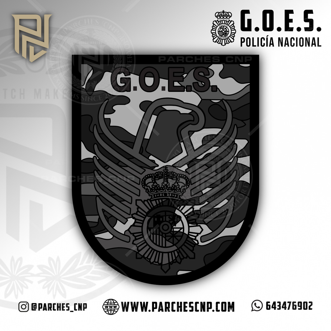 RESTYLING PARCHE MIMETIZADO DE BRAZO DE LOS GRUPOS OPERATIVOS ESPECIALES DE SEGURIDAD