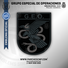 Cargar imagen en el visor de la galería, EMBLEMA GRUPO ESPECIAL DE OPERACIONES (G.E.O.)
