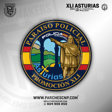 Cargar imagen en el visor de la galería, EMBLEMA ASTURIAS PROMOCIÓN XLI E.B. POLICÍA NACIONAL
