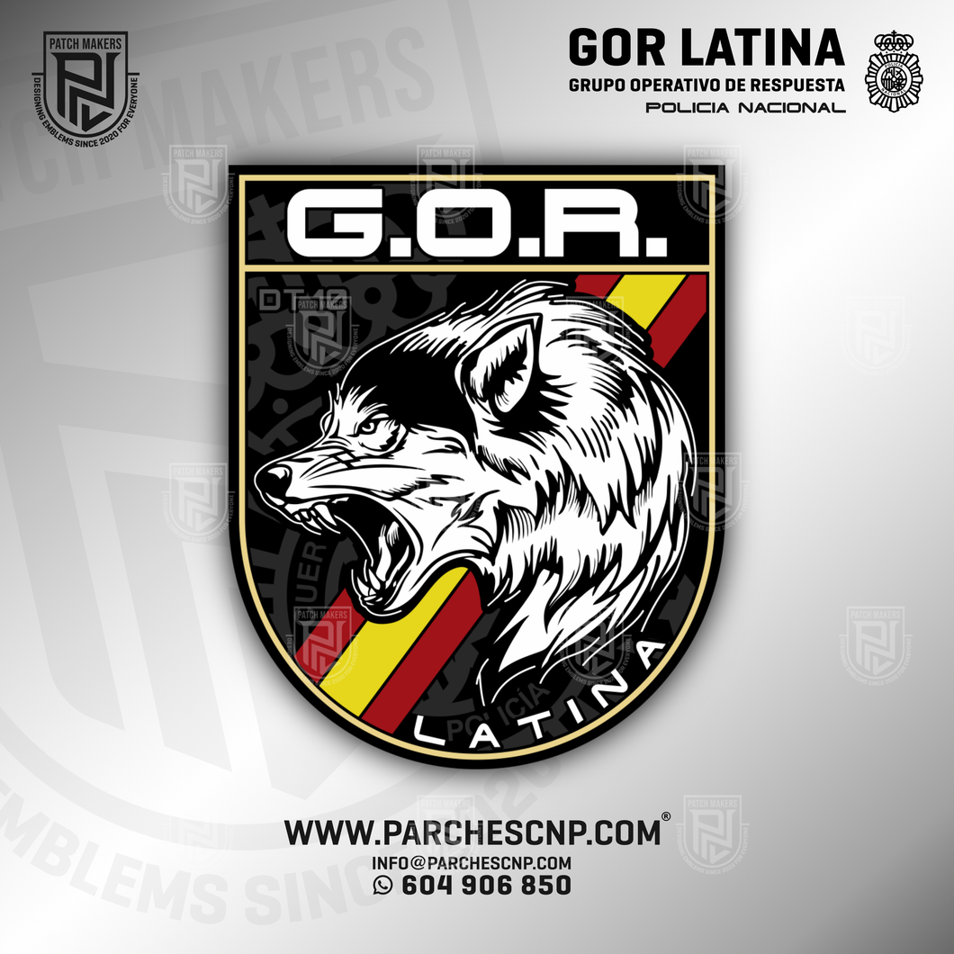 PARCHE DE BRAZO DEL G.O.R. DE LATINA (MADRID)