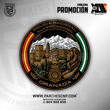 Cargar imagen en el visor de la galería, EMBLEMA PROMOCIÓN XLII E.B. - P. DE GRANADA - POLICÍA NACIONAL
