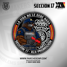 Cargar imagen en el visor de la galería, EMBLEMA SECCIÓN 17 XLII E.B. -  POLICÍA NACIONAL 2026/27
