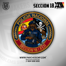 Cargar imagen en el visor de la galería, EMBLEMA SECCIÓN 18 XLII E.B. -  POLICÍA NACIONAL 2026/27
