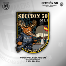 Cargar imagen en el visor de la galería, EMBLEMA SECCIÓN 50 PROMOCIÓN XLI - E.B. POLICÍA NACIONAL 2025-26
