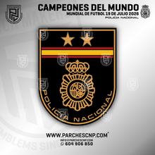 Cargar imagen en el visor de la galería, EMBLEMA POLICÍA NACIONAL CAMPEÓN DEL MUNDO
