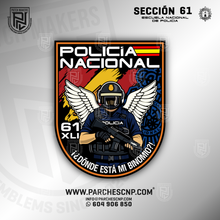Cargar imagen en el visor de la galería, EMBLEMA SECCIÓN 61 PROMOCIÓN XLI - E.B. POLICÍA NACIONAL 2025-26
