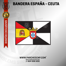 Cargar imagen en el visor de la galería, BANDERA ESPAÑA/CEUTA
