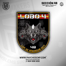 Cargar imagen en el visor de la galería, EMBLEMA SECCIÓN 48 PROMOCIÓN XLI - E.B. POLICÍA NACIONAL 2025-26

