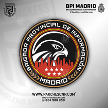 Cargar imagen en el visor de la galería, EMBLEMA GENERICO DE LA BRIGADA PROVINCIAL DE INFORMACIÓN DE MADRID
