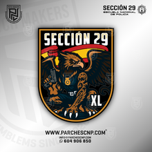 Cargar imagen en el visor de la galería, EMBLEMA CONMEMORATIVO SECCIÓN 29 P.N. E.B. PROMOCIÓN XL
