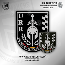 Cargar imagen en el visor de la galería, EMBLEMA DE BRAZO UNIDAD DE RESPUESTA RAPIDA (URR) BURGOS
